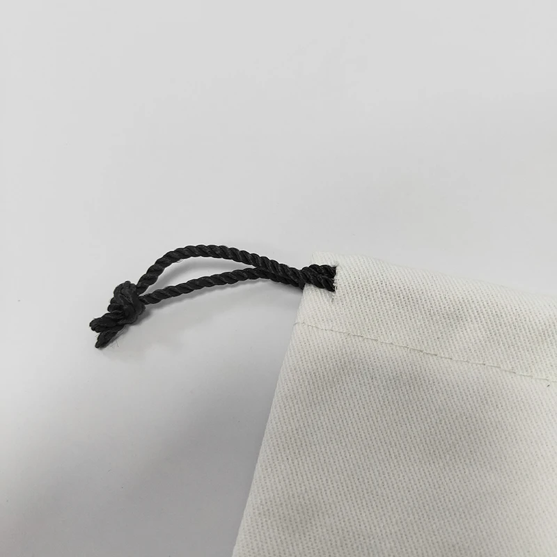 Custom Natural Eco Friendly Jewellery Travel Packaging Personalised Logo Small Fabric Drawstring Bag Linen Jewelry Pouch