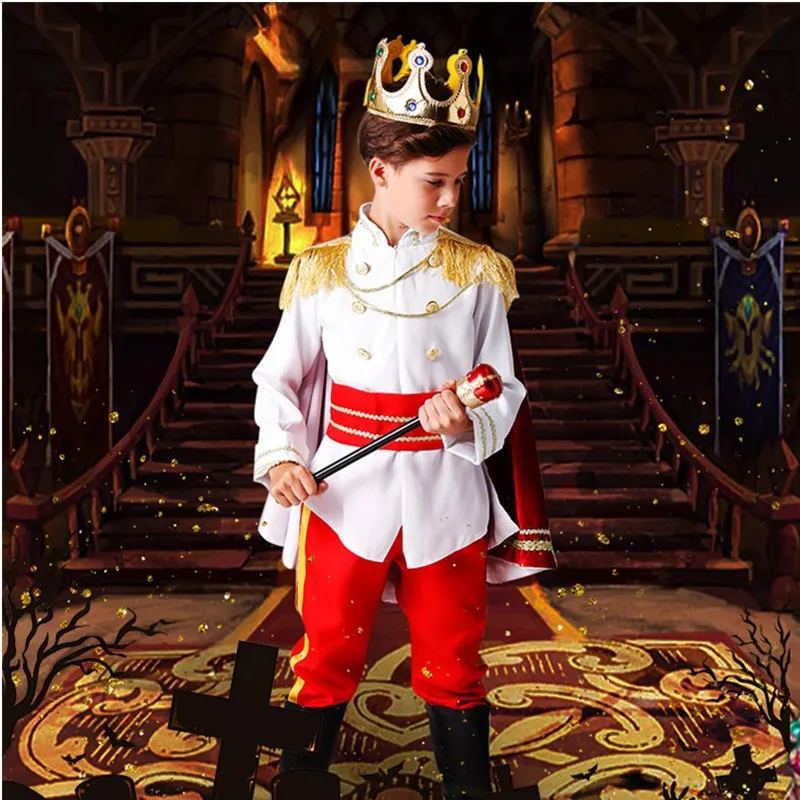 TV & Movies Halloween Clothing for Party Clothes Boys King Prince Costumes Set for Holiday