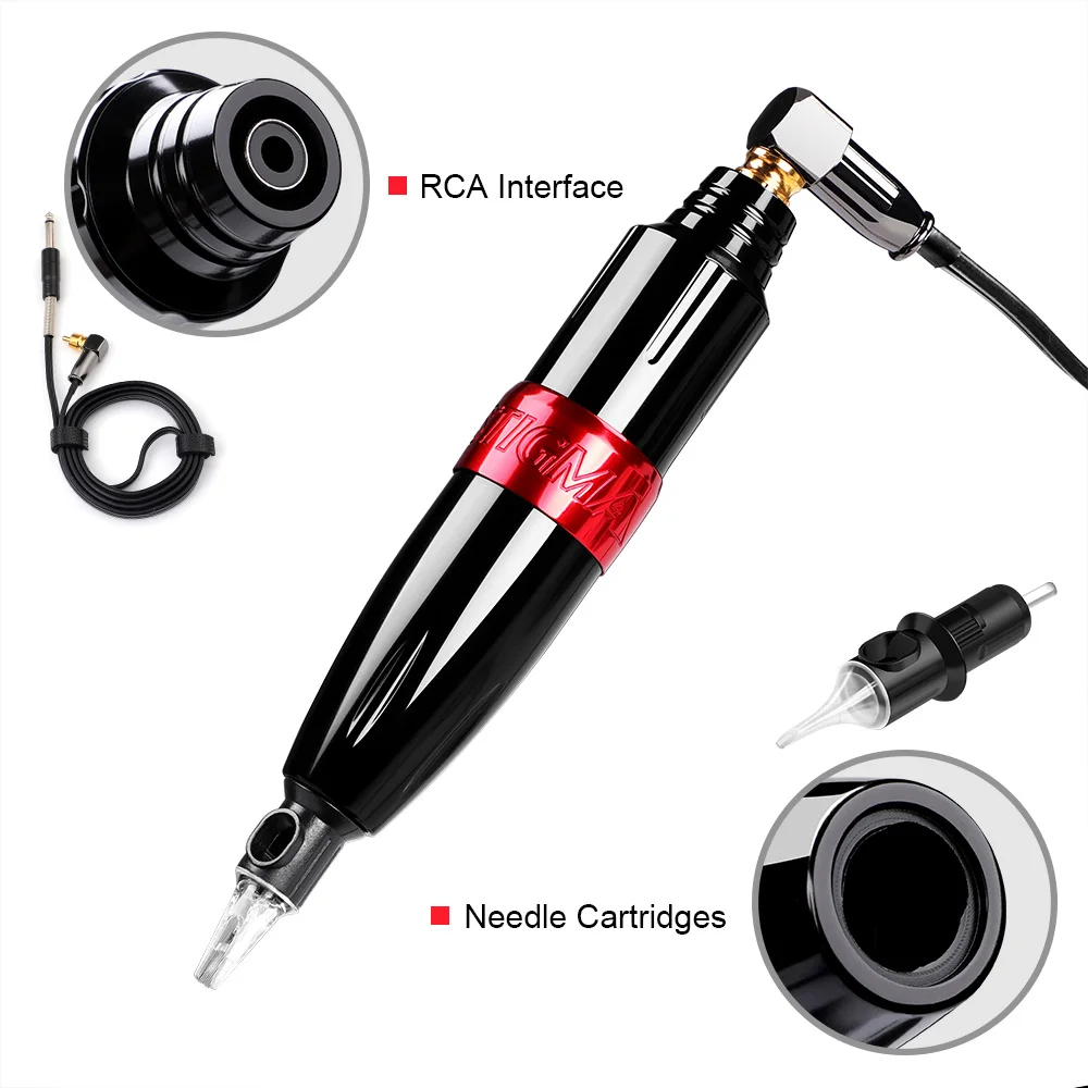 Stigma Rotary Tattoo Pen 3.0 mm Stroke Premium Quality Tattoo Machine 10 W Taiwan Motor with RCA Connection