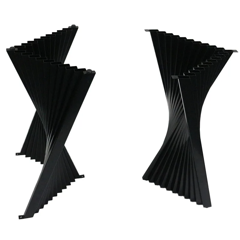 Customized Modern Style Dining Room Rectangular Dining Table Metal Iron Frame Table Leg Dining Furniture