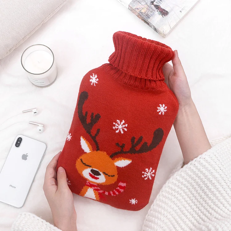 OEM/ODM Good Sale Hot and Cold Water Bottle Bag with Cover Wholesale Baby 5000ml 1L Plush Rubber