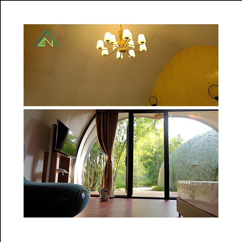 resort beach triangle ice design $100 outdoor clear customized glamp glass hotel tent for camping for sale