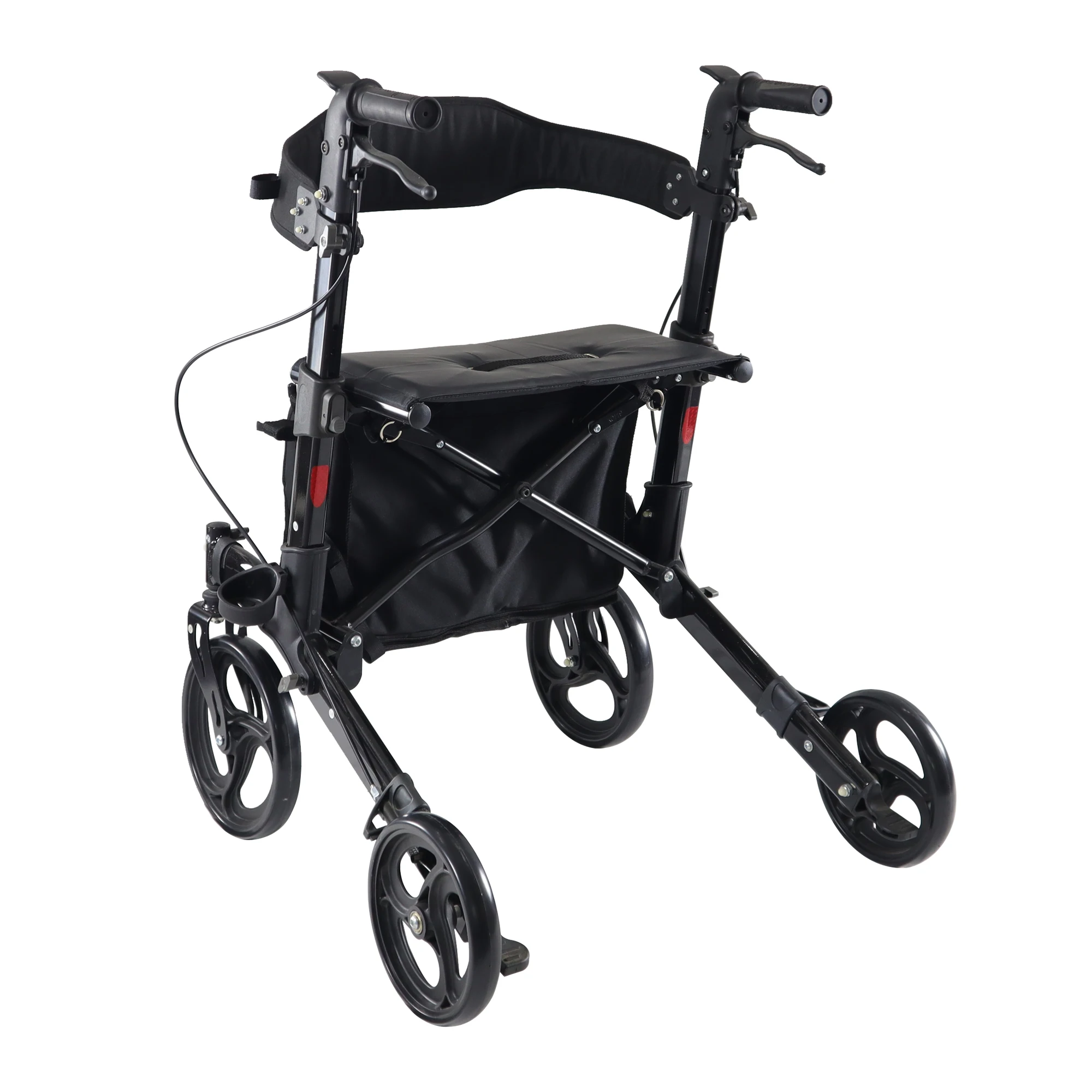 Removable Assisted Walking Aluminum Rollator with Disabled Scooter with Old People Wheelchair