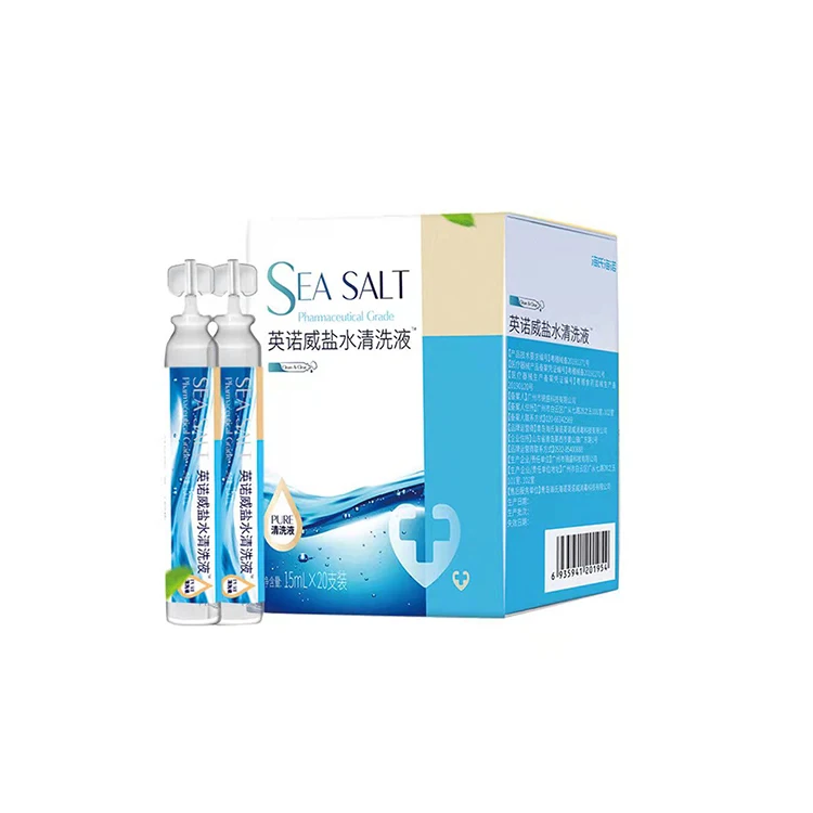 2021 Новый раствор для очистки 0.9% соляного раствора, Очищающий раствор для истирания кожи