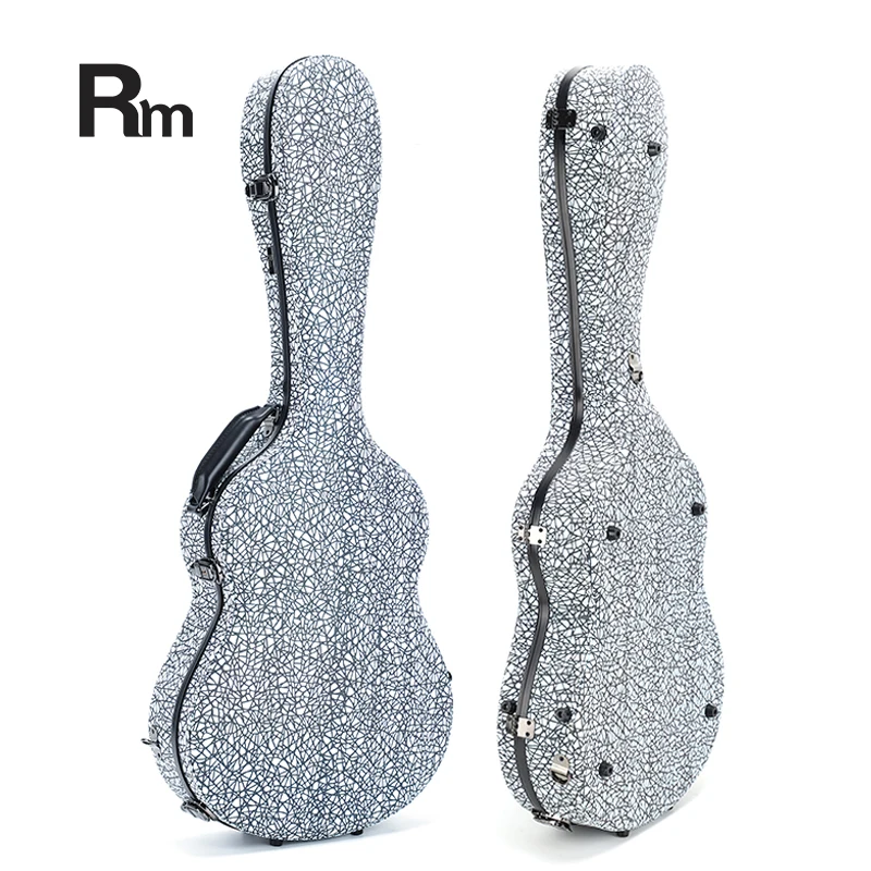Carbon3-C  Rm Rainbow Musical Professional  Hot Sale Fashion  Wholesale Fiber Glass  Les Paul Guitar Case