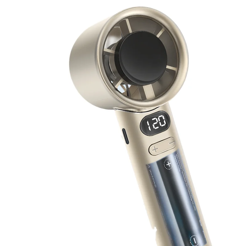 Распродажа портативный мини-вентилятор с USB-дисплеем бесшумный воздушный Круговой Электрический перезаряжаемый вентилятор для домашнего автомобиля офиса