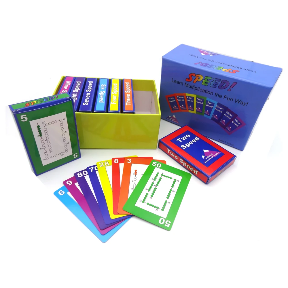 Card Set Game Custom Printing Two or Three Decks Fun Card Games With Packaging Box
