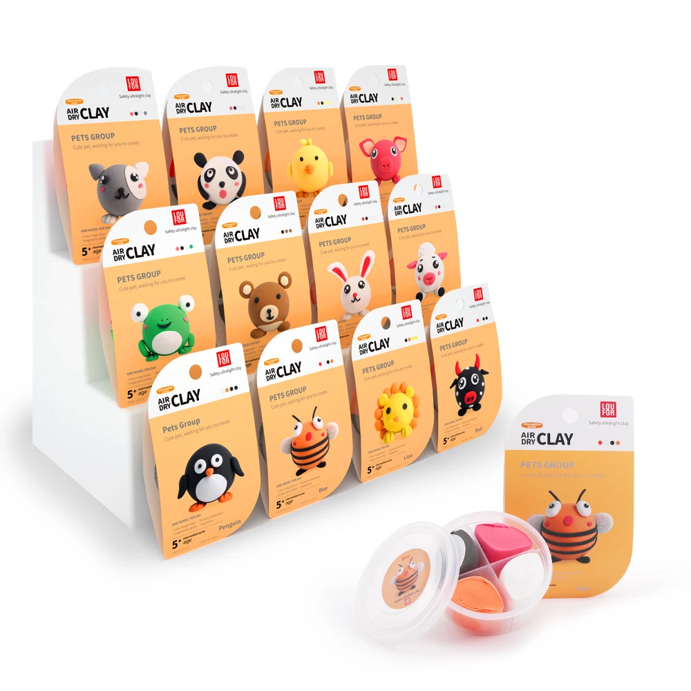 Diy 12 24 36 color Non-toxic Plasticine Children Toys Polymer Air Dry Clay Super Light Educational Play dough Clay/