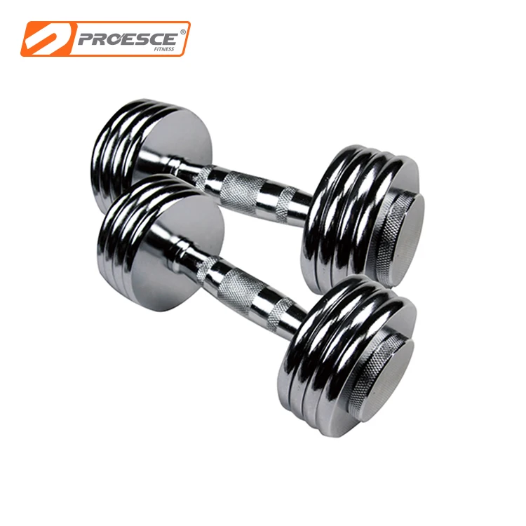 Round Dumbbell Weight Dumbbell Steel Chromed Dumbbell