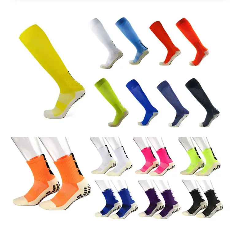 Outdoor Towel Bottom Dripping Anti-slip Grip Football Socks crew football socks grip sports rubber socks