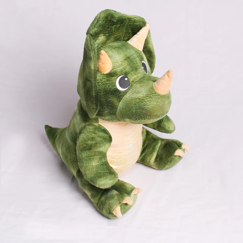 Wholesale Large Plush Toy Stuffed Animal 14' Triceratops Dinosaur Plush Toy Plush Dinosaur Toy Stuffed Dragon