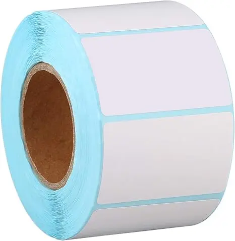 Direct Thermal Shipping Barcode Label Thermal Paper Label Roll 50x30mm Sticker Custom Size Industrial Supermarket Printer Label