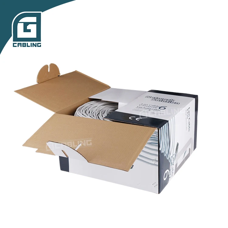 Gcabling Pure copper oxygen-free communication cable cat6 cable reel 100m cat6 cable manufacturers