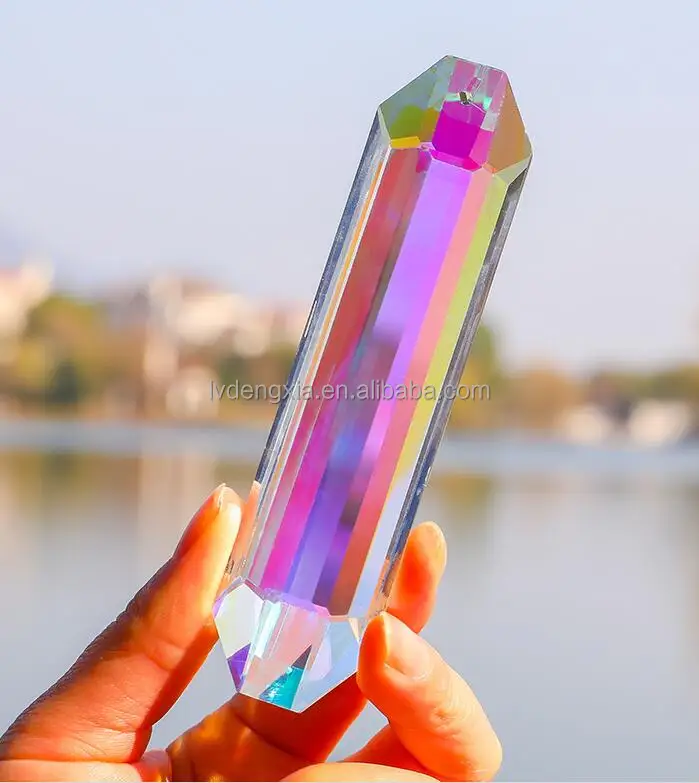 Diy Rainbow Maker Stained Glass k9 Crystal Prism Ab Decor Sun Catchers Hanging For Windows Car Home Decoration