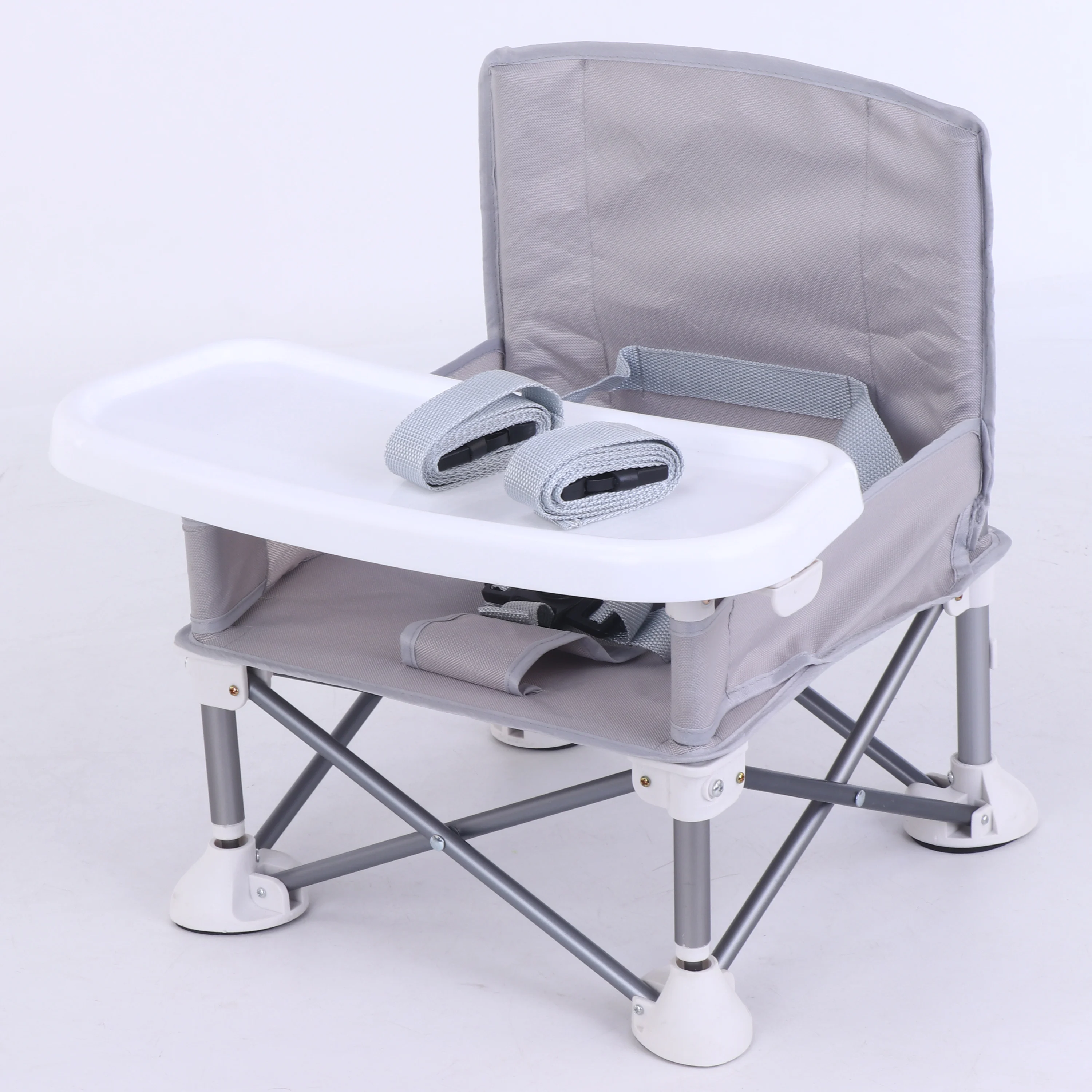 New baby portable metal dining chair travel dining chair cheap baby chairs for seating