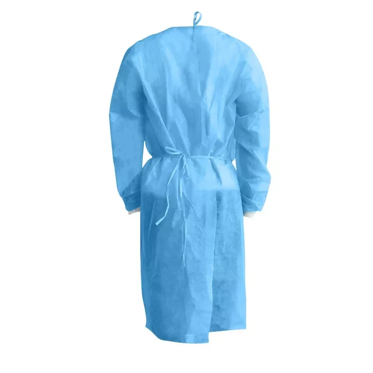 disposable isolation gown plastic gown ppe waterproof disposable gowns clinic uniform Green Cross medical suppliers CE