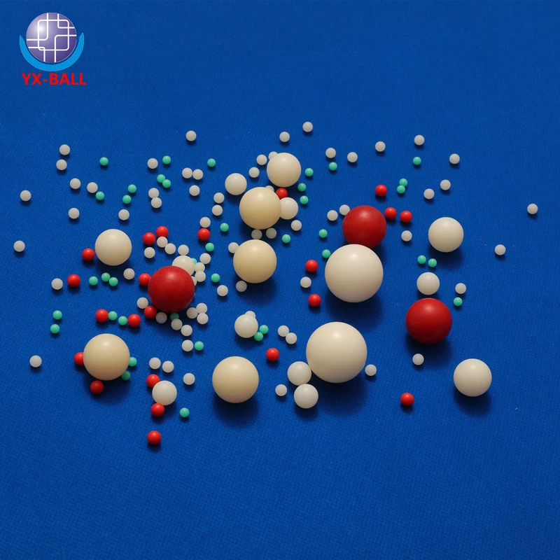 Factory direct sale 1.0mm-80mm POM PP PA PTFE plastic ball