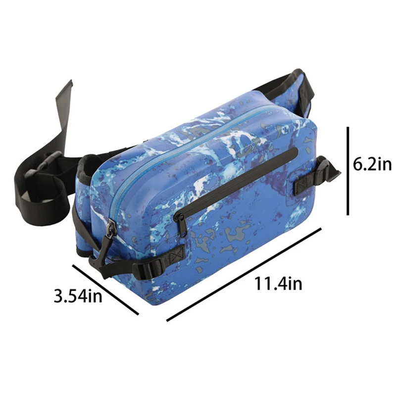 Custom Logo Durable Fashion Designer Outdoor Hiking Waist Bag Travel Luxury Mens Fanny Pack Waist Bag