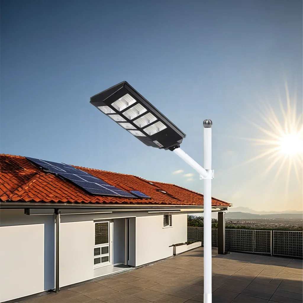 960LED All In One Street LED Solar Light IP66 motion sensor with remote control automatically work solar led pathway lights