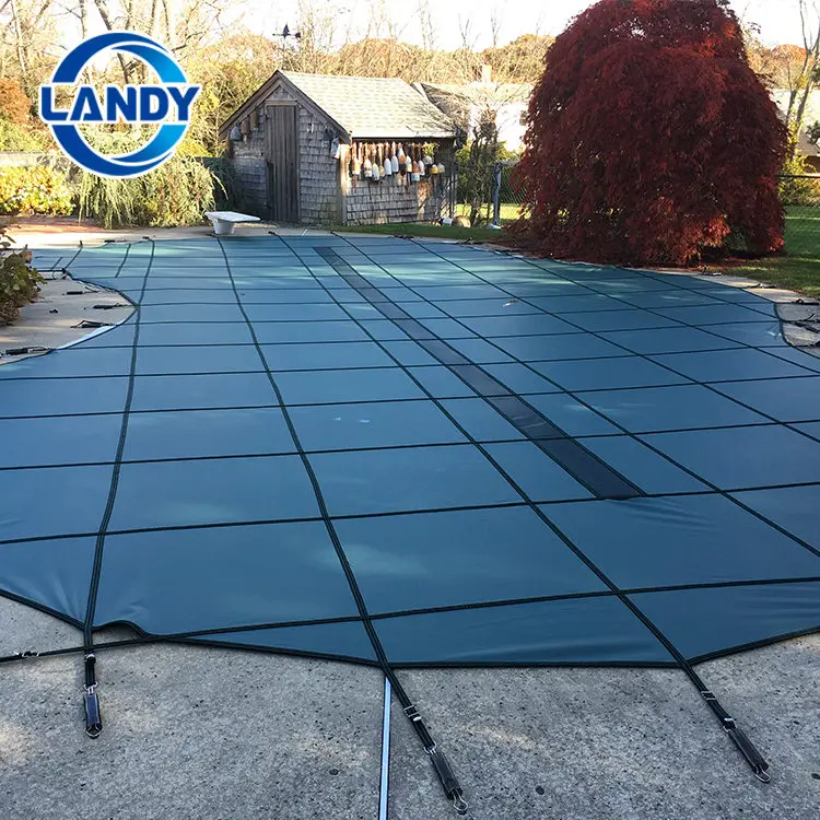 Safety Mesh Overs in Ground Pool for Kidney Shaped Pool 25x45,25x50,30 X 60 Winter for Kids Swimming Pool and any Other Pools