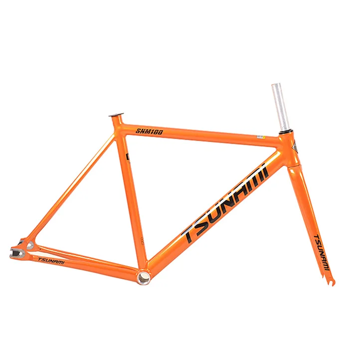 Manufacturer Supply High Quality Aluminum Alloy Fixed Gear Bicycle Frame 700C Road Fixie Bike Frame