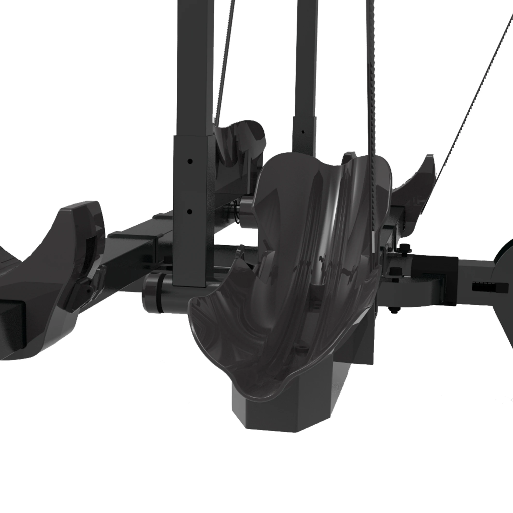 Hitch Bike Rack for 2 Bikes Hitch Bike Carrier Hitch Bicycle Rack Black USA Steel Trailer Parts Powder Material Origin