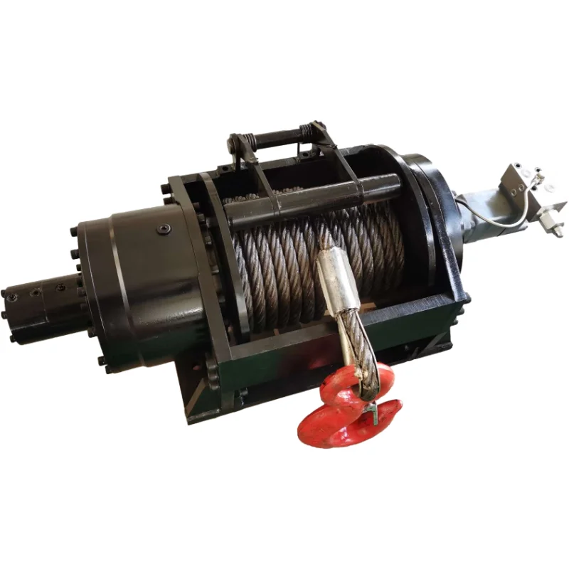 Truck Traction Hydraulic Winch 10 15 20  Tons 45000 Lbs Winch