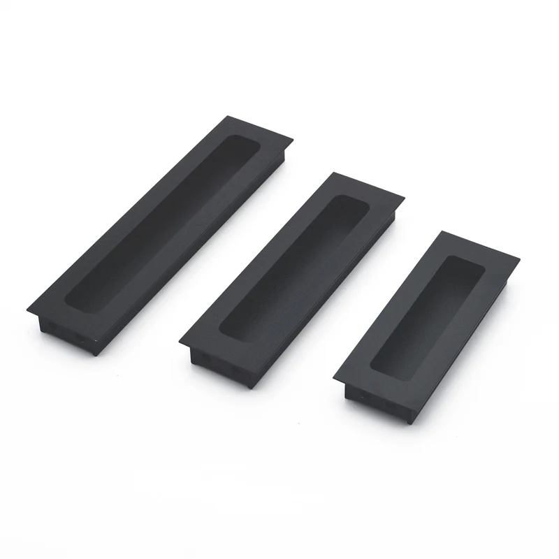 Aluminum alloy cabinet handle modern style concealed drawer handle