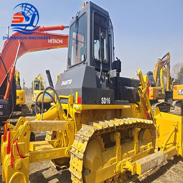 Used Original Shantui SD16 Crawler Bulldozer Nice Condition shangchaio Engine 17 Tons Shantui Sd16 Sd22 Sd32 For Sale