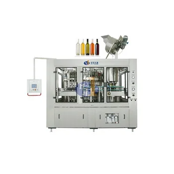 automatic  whisky vodka wine bottling small glass bottle liquor filling production line machine