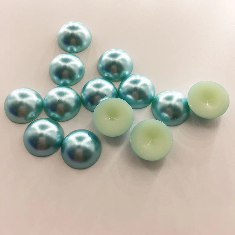 
wholesale ab color nail art half pearl,half round pearl 
