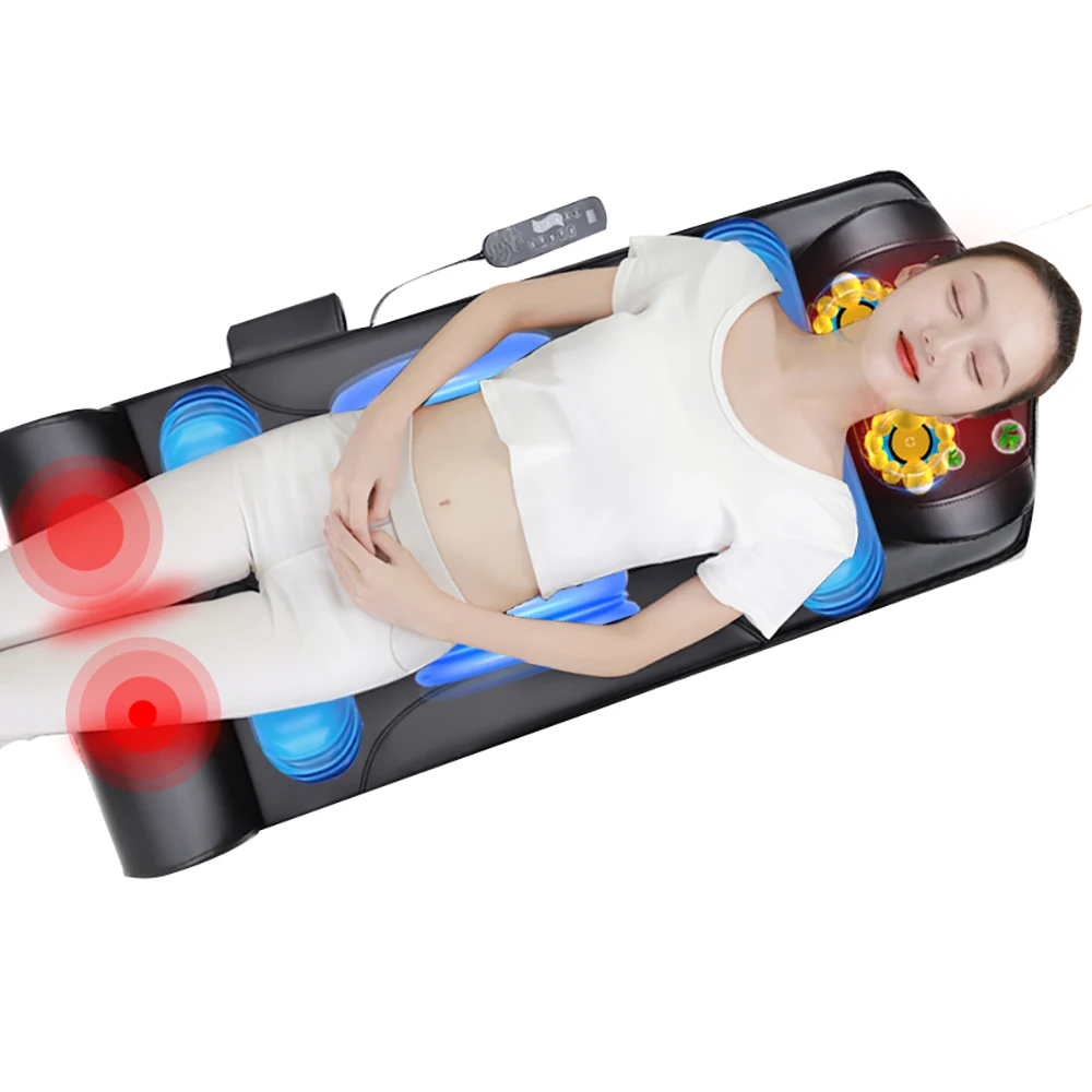 Mode Collapsible full body shiatsu thai massage mat machine air thai massage mattress Far Infrared Vibration Massager Cushion
