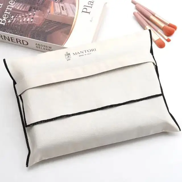 2024 Сумка-конверт из белого хлопка