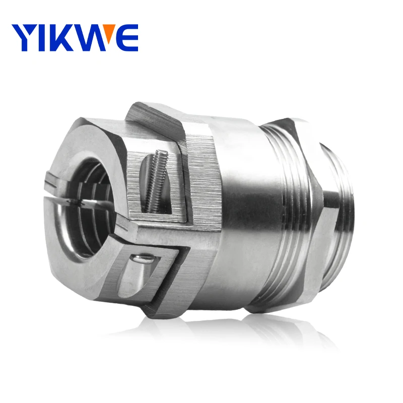 Double Lock Cable Gland waterproof IP68 PG13.5 PG 9 Stainless Steel Double Locked Metal Cable Gland