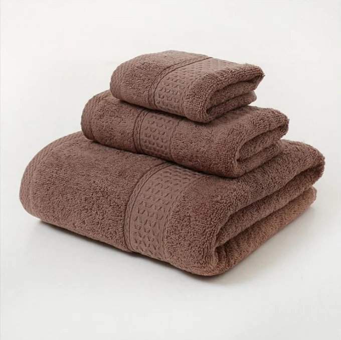 Super Absorbent Large  Perfect Towels 3 in 1 Set Soft Towel ( Combo Pack)