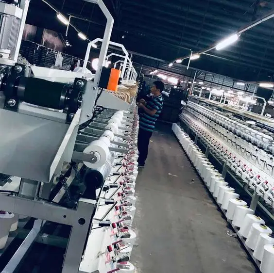 
2020 hot sale textile bobbin soft cotton winder before yarn dyeing in india straight draw for 