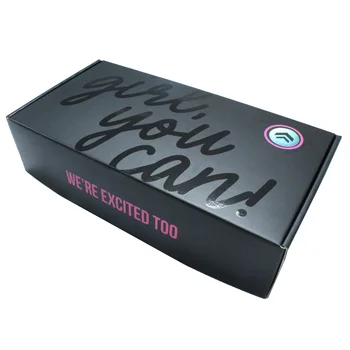 Custom Nice Logo For Clothes Clothing Dress Shoe Packaging Paper Box Luxury Gift Boxes Corrugated mailer Kraft Flat Shipping Box