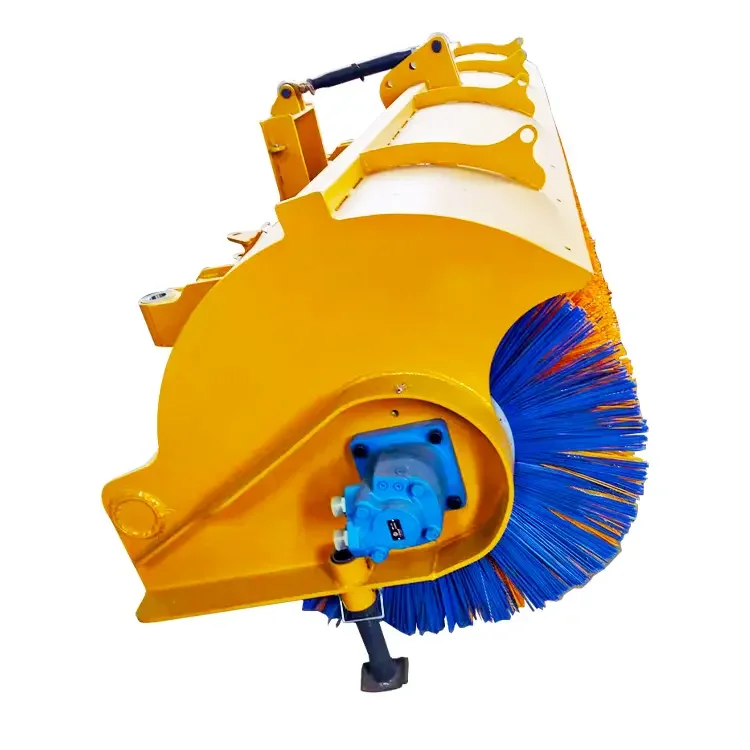 Snow Plow Machine Road Sweeper Economic Snow Power Broom Dust Cleaner Road