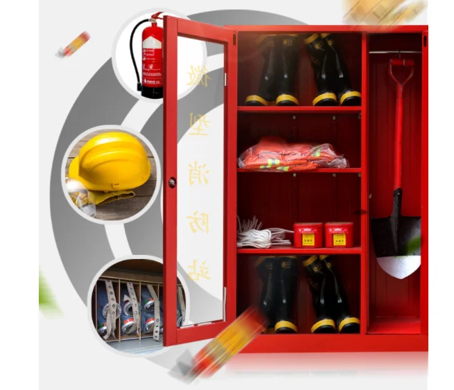 JAS-170 OEM steel fire hose reel box fire fighting fireman cabinet Fire Extinguisher Cabinets