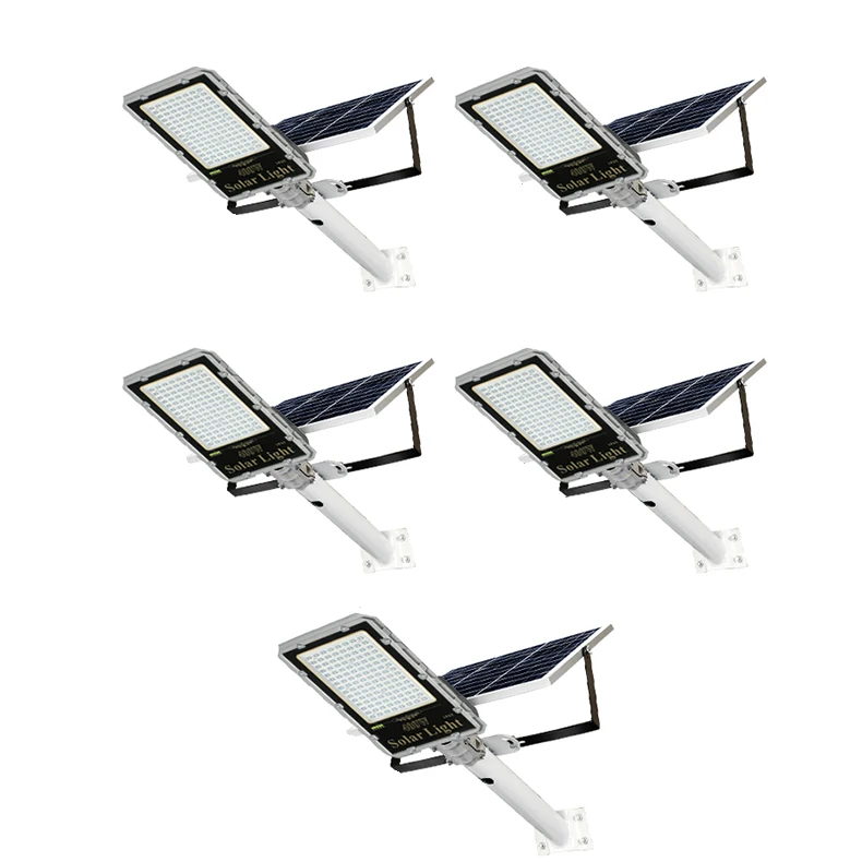 Панель солнечной батареи отделены 400W LED водонепроницаемый ip 65 световой пульт дистанционного управления Лидер продаж на открытом воздухе сад 30AH алюминиевый уличных фонарей