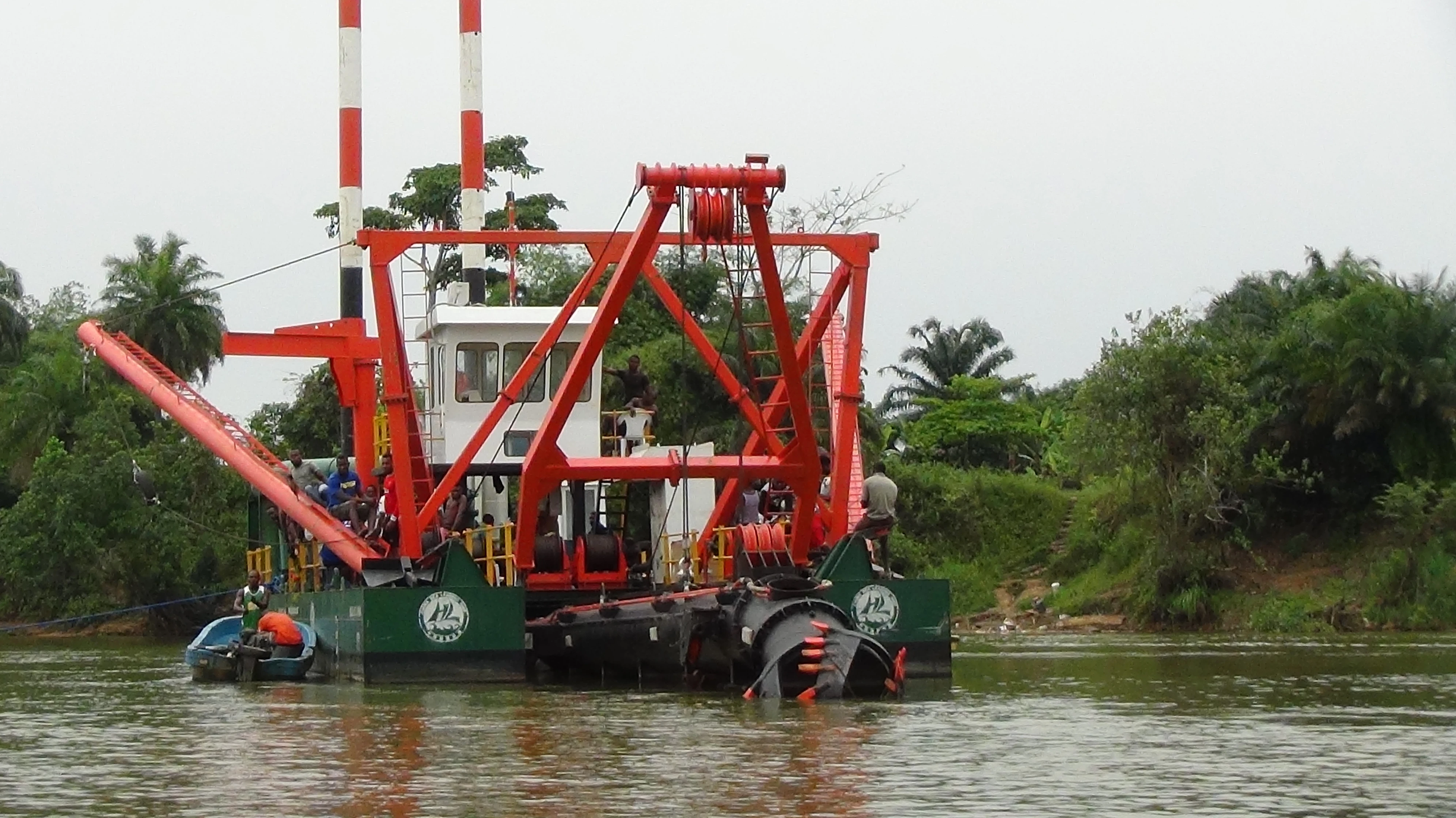 Всасывающая дноуглубительная машина для лодки/сосуда/штанги/судового резака, всасывающая дноуглубительная машина для продажи