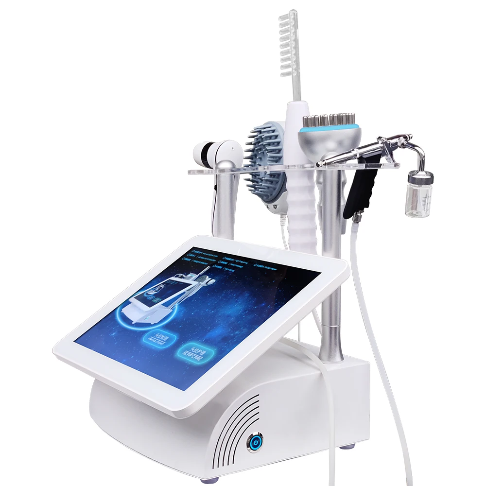 hair & scalp analyzer 5 in 1electric hair scalp massager plastic scalp treatment hair analysis products