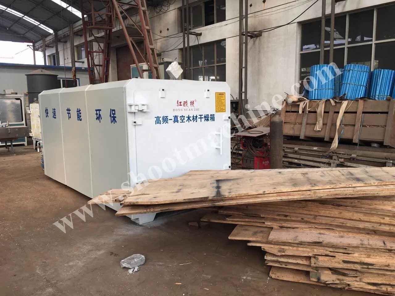 Shoot Brand High Frequency Vacuum Wood Dryer Machine, SHGPZG6.6/SHGPZG8