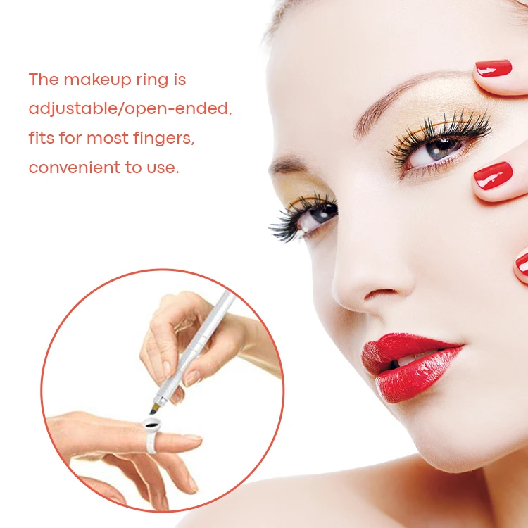 Wholesale Environmental plastic material adjustable Ring cup professional tool for holding pigment