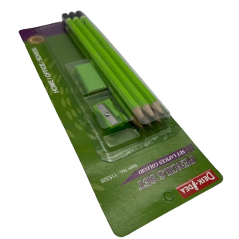 Custom Private Label Hexagonal Pencils Wood-Cased with Smooth Writing and Sharpenable Classic Design Standard Pencils