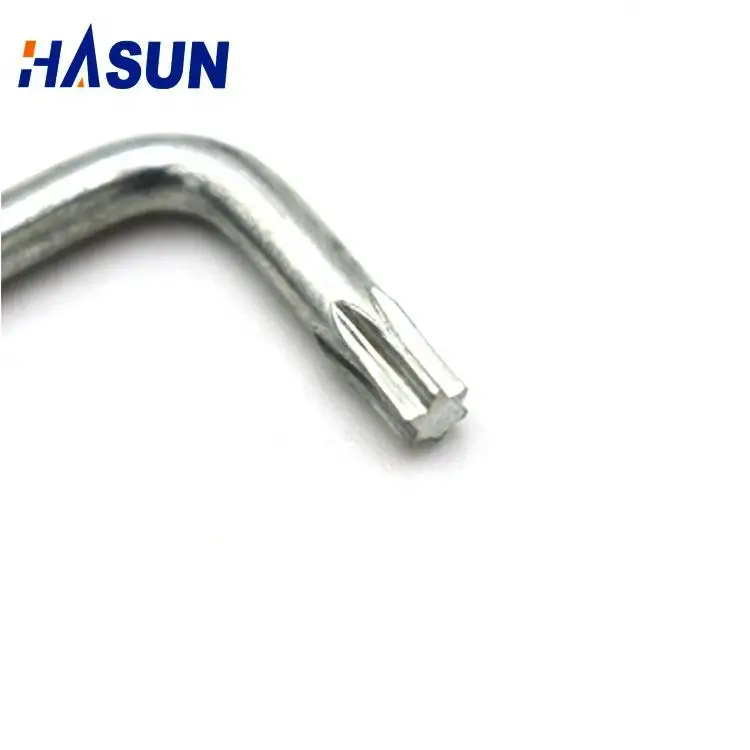 Dongguan Factory Direct Custom Z-Type Hexagon Key CNC Machining Services Carbon Steel Universal Wrench for Furniture Hot Selling
