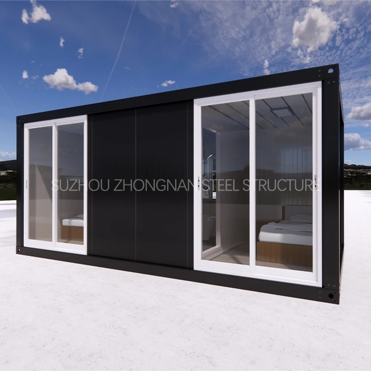 custom 40ft designs fitted habitable prefabricated assembly modular container prefab hotel house with one bathroom and bedroom
