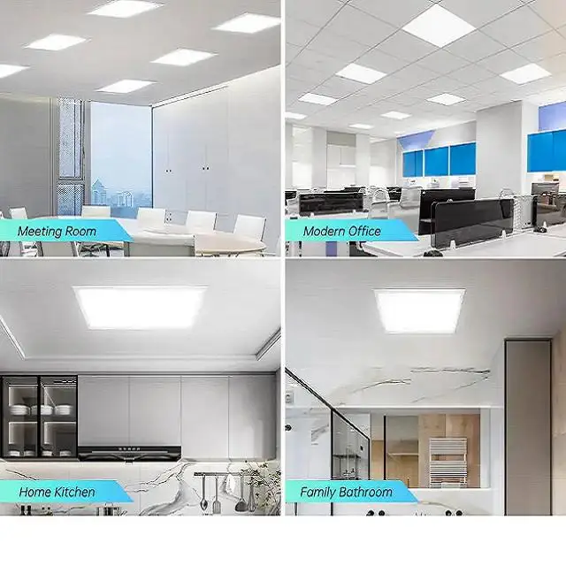 DC 24V Recessed Round LED Panel Light Dimmable 2000K 6000K Compatible with TUYA PWM Dali Loxone smart home lighting