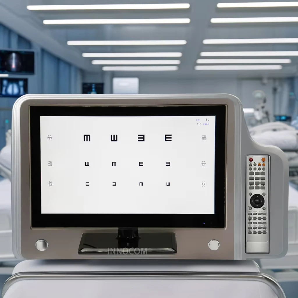 High-Performance Multi-Functional LCD Chart Projector Adjustable Distance for Eye Examination Metal Material