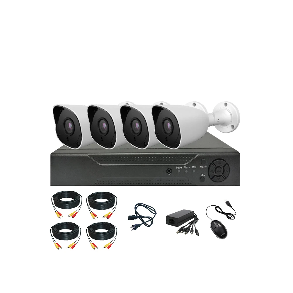 1080P 2MP 4CH Outdoor ahd kit 4ch face detection H.265 DVR kit